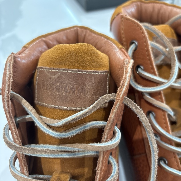 BLACKSTONE men’s leather ankle  boots NIB SIZE EU 44 US 10.5-11 - Picture 5 of 8